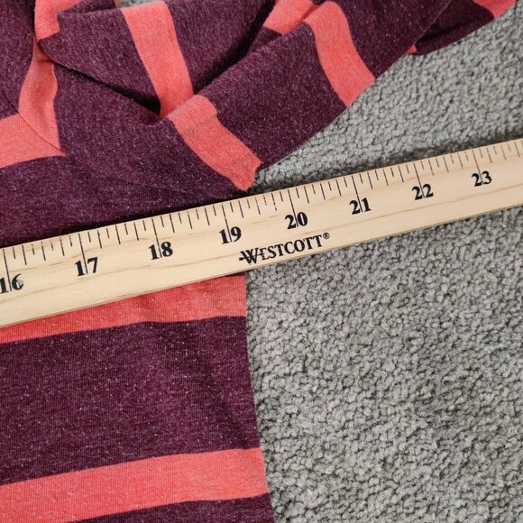 Mossimo Supply Co. Women's Top Size XL Striped Red Orange Lightweight Casual - Picture 7 of 8
